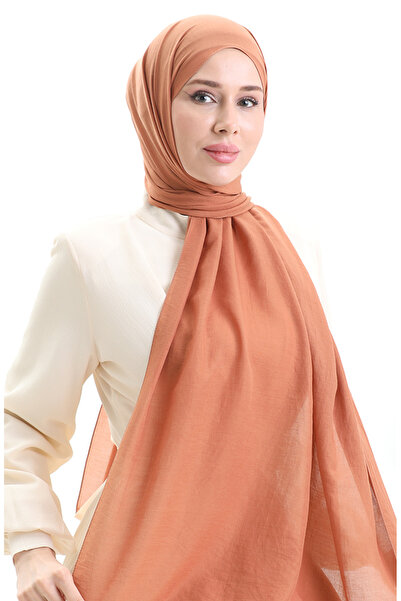 sefamerve Pamuklu Soft Şal 70283-35 Taba