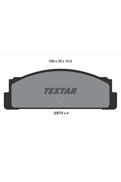 TEXTAR Set Placute Frana Frana Disc Autobianchi A 111 Fiat 10 1/9/124/125 196...