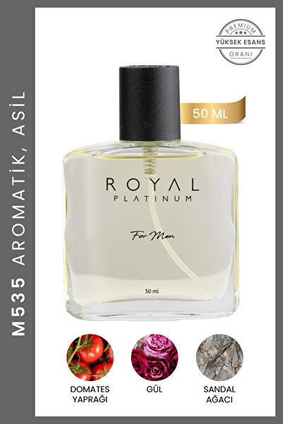 Royal Platinum M535 Erkek Parfüm Aromatik Narenciye Ferah Temiz