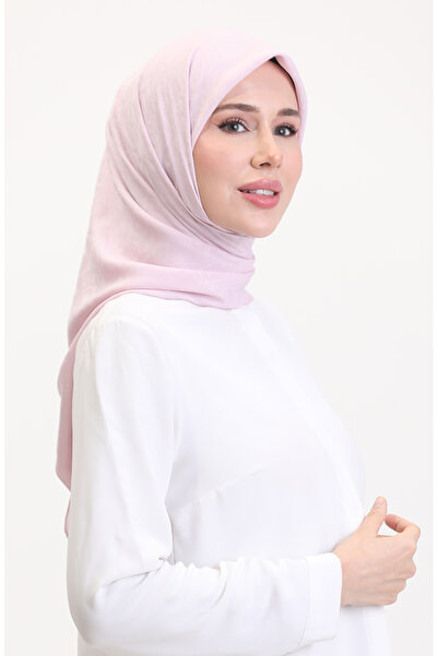 sefamerve Eșarfă Jacquard 70258-09 Roz Pudrat