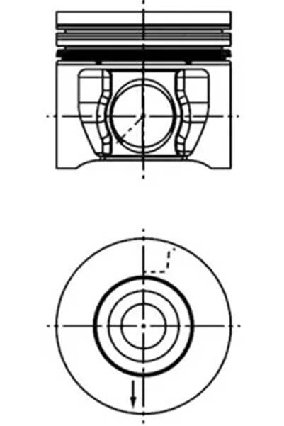 Kolbenschmidt Piston Ford Transit Bus/Transit Caroserie/Transit Platou / Sasi...