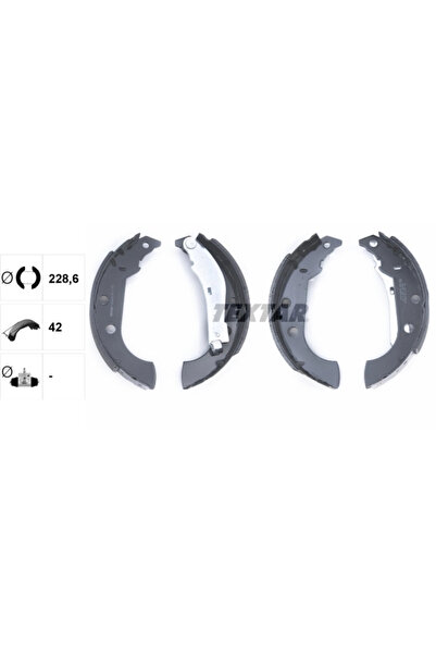 TEXTAR Set Saboti Frana Citroen Xsara Peugeot 306 1993-2005