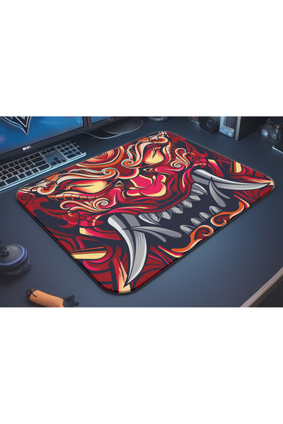 urzuva Gaming Oyuncu XL Mouse Pad Kaydırmaz Dikişli Mousepad 480x400x4 Mm Dikişli Premium Model