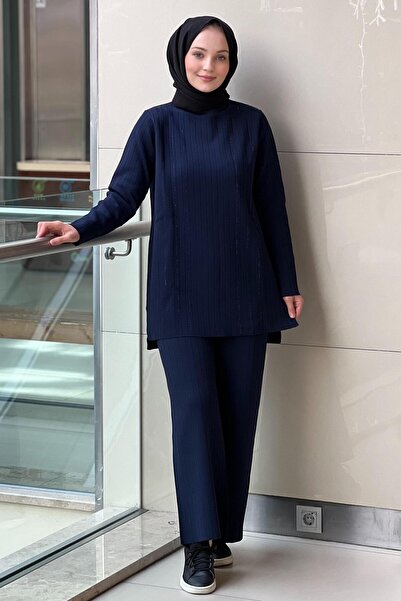 Nuss Waterway Stone Embroidered Tunic Pants Set