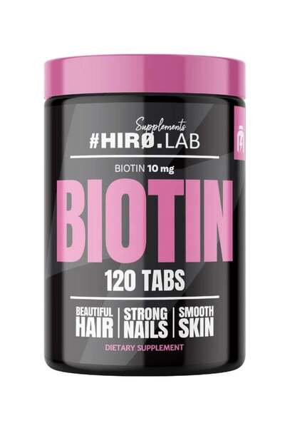 HIRO.LAB بيوتين 10 ملغ 120 قرصًا