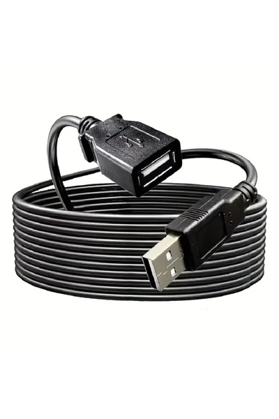 Derwell 3 Metre Usb Uzatma Kablosu 3m Erkek – Dişi ( Led -Işıldak -Oyun Kolu-...