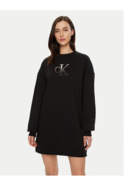 Calvin Klein Jeans Rochie tricotată pentru femei J20J224834 Negru