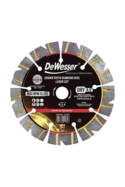 DEWESSER قرص قطع الماس للأسنان التاجية