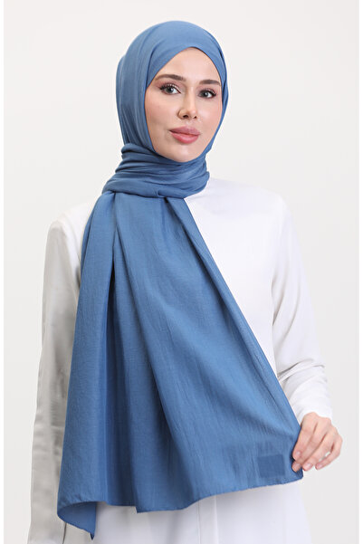 sefamerve Cotton Jazz Shawl 70257-05 Indigo