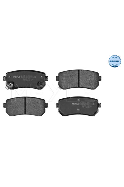 MEYLE Комплект спирачни накладки за дискови спирачки за заден мост Hyundai Ac...