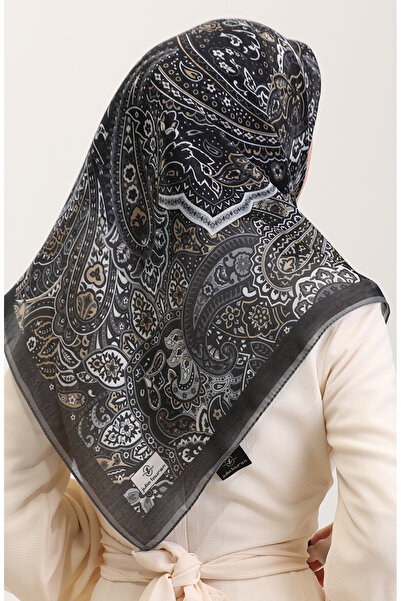 sefamerve Κεχριμπαρένιο Κασκόλ 70290-08 Ανθρακίτη