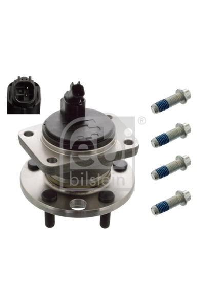 FEBI BILSTEIN Set Rulment Roata Axa Spate Dreapta Ford Mondeo 3 Jaguar 10-Typ...