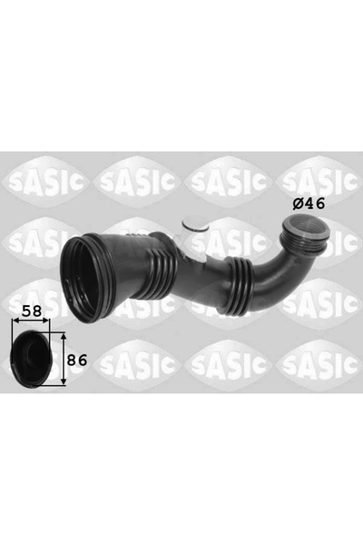 SASIC Всмукателен маркуч за турбокомпресор Citroen Berlingo / Berlingo First ...