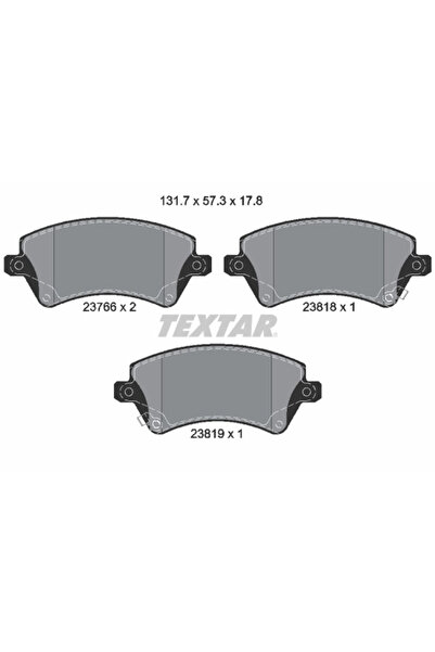 Krieger Set Placute Frana Frana Disc Toyota Corolla