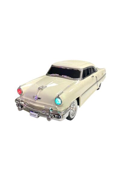 Rose WS-1957 Araba Görünümlü Taşınabilir Şarjlı Bluetooth Hoparlör - Bej