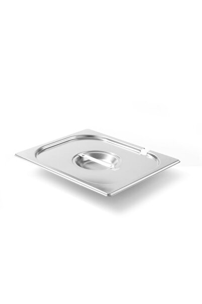 Other Steel lid for GN Kitchen Line with cutout for GN 1/2 ladle - Hendi 806937