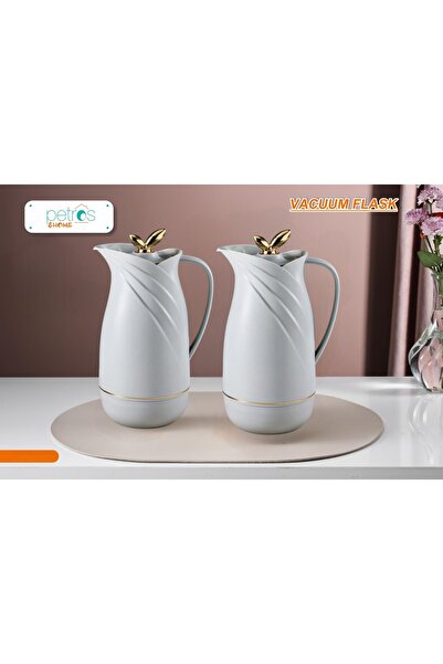 PETROS طقم ترامس شاي وقهوة بيتروس 1لتر+1لتر