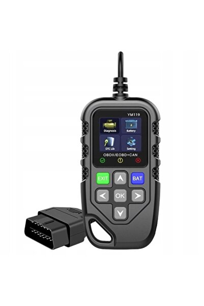 zola OBD2 car diagnostic tester, reading and erasing fault codes, LCD screen, 12.9 x 6.8 x 1.8 cm