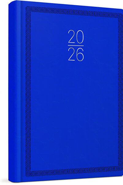 Andofis 2026 Касова книга Търговски дневник 17x24 Твърда корица, шев, тъмносин