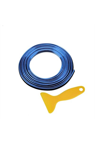 AutoFresh Automobile Interior Trim Strip Blue Color 5 Meters Flexible and Cuttable Decor Strip