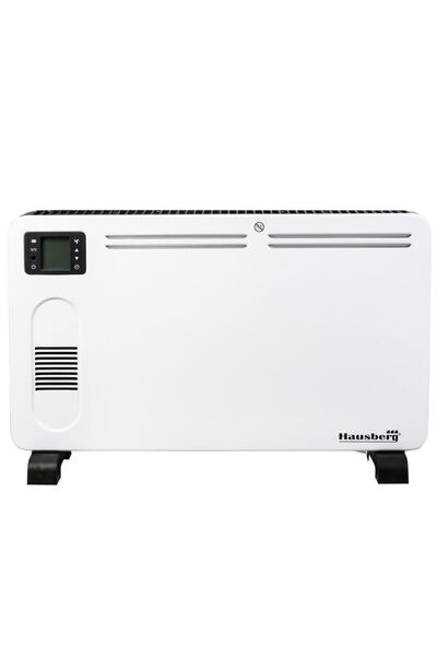 Hausberg Convector Electric, Hausberg, Putere 2000W, 3 Trepte De Putere, Afisaj LCD, Plus Ventilator Turbo