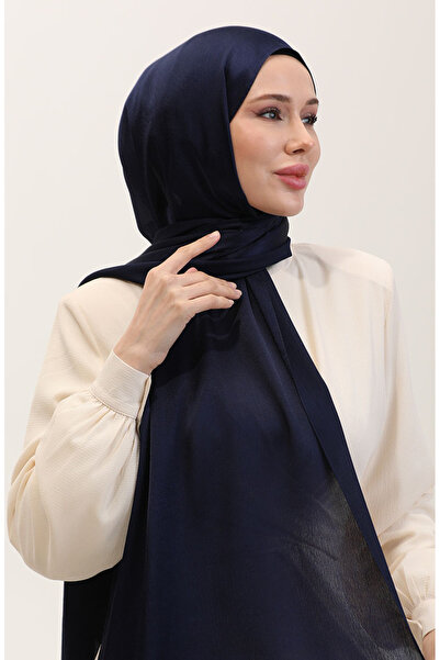 sefamerve Σάλι Jan Jan Chiffon 70239-41 Ναυτικό μπλε