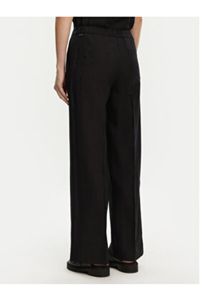 Calvin Klein Pantaloni Palazzo pentru femei K20K208381 Negri