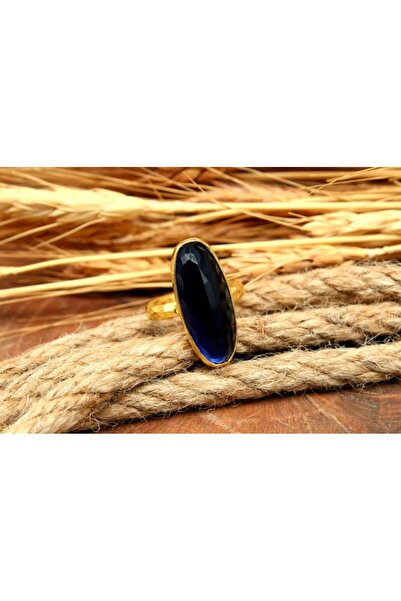 alpsilverart 925 Ayar Gümüş El İşi Safir Otantik Yüzük | Kadınlara Özel Şık V...