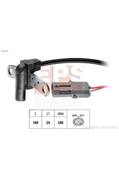 Eps Senzor Impulsuri Arbore Cotit Renault 19 1/19 2/21 1984-2007