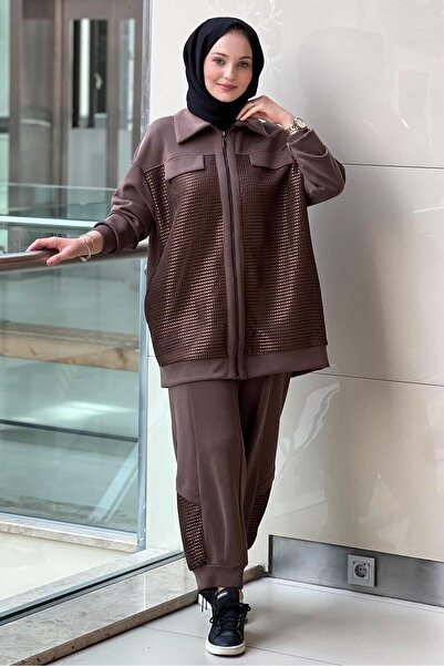 Mahal Crochet Knitwear Mesh Covered Pants Set