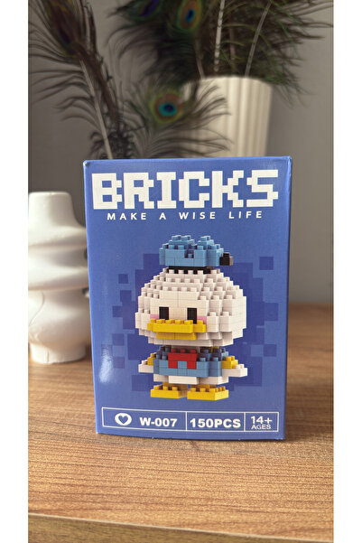 dileksepeti BRICKS Mini Blok Oyuncak – Mavi Ördek Modeli | 150 Parça | W-007