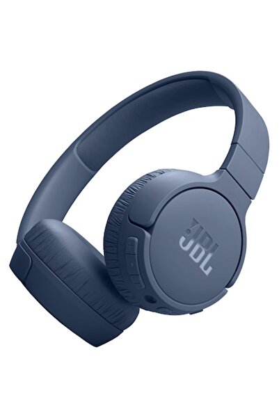 JBL Căști Bluetooth T670NC, Anulare activă a zgomotului, Albastre