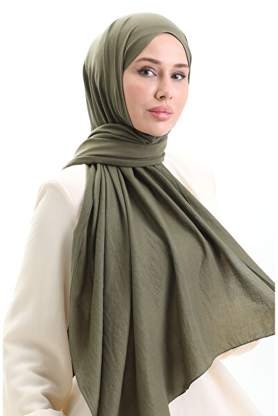 sefamerve شال قطني ناعم 70283-10 أخضر حنا