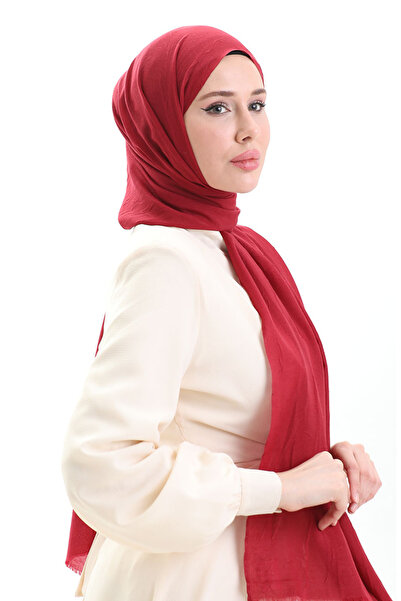 sefamerve Σάλι από μπαμπού 70281-31 Κεράσι