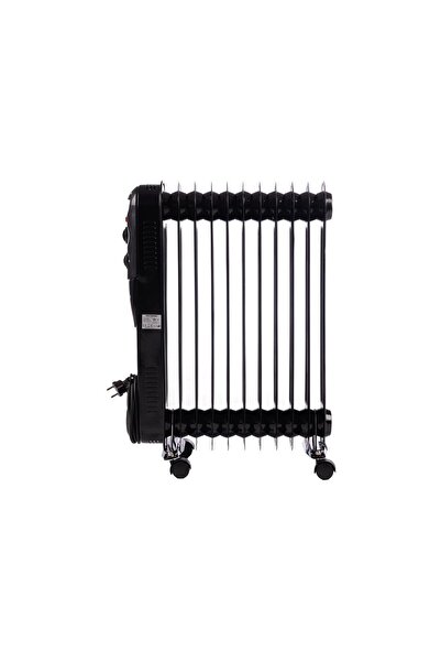 Hausberg Calorifer electric cu ulei HB-8925, 3 trepte, 1000-1500-2500W, 11 elementi 110x580 mm, termostat