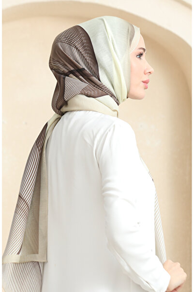 sefamerve Κεχριμπάρι Σάλι 70241-04 Καφέ Κίτρινο