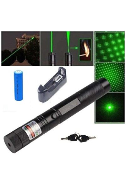 dalimag High-power green laser pointer with child protection and rechargeable battery - viMAG
