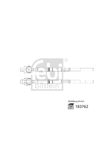 FEBI BILSTEIN Аксиален шарнирен накрайник на кормилна щанга преден десен мост...