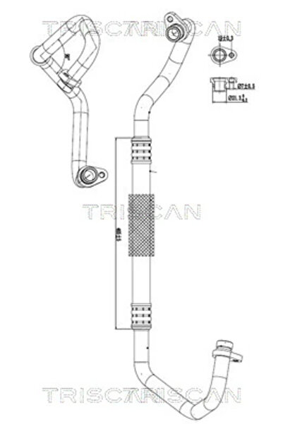 TRISCAN Conducta Presiune Variabila Aer Conditionat Nissan Primastar Caroseri...