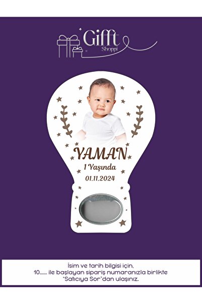 giftshoppi 10 Adet Açacak Magnet Mıknatıslı Hediyelik - Sünnet, Nişan, Söz, D...
