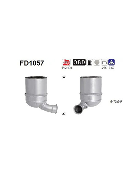 As Filtru Funingine/Particule Sist.De Esapament Citroen C3 1/C3 2/DS3 Ds Ds 3