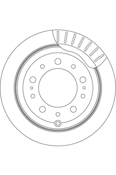TRW Disc Frana Lexus Lx Toyota Land Cruiser 100