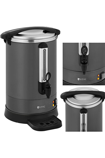 Other Aparat de cafea/ceai cu robinet și tavă de scurgere 14 l 1400 W gri