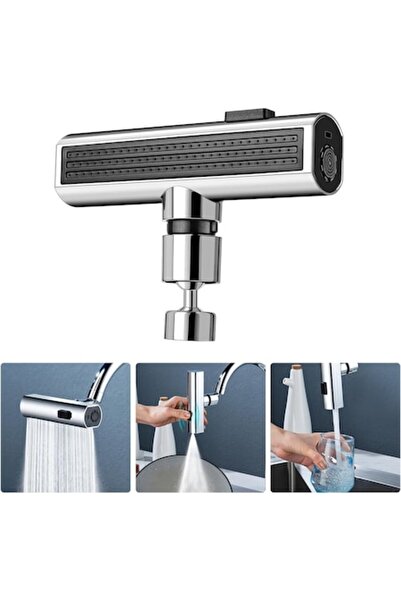 OEM Baterie de bucătărie cu efect de cascadă, cap de schimb 3 în 1 pentru baterie de bucătărie, anti-stropire, potrivit pentru