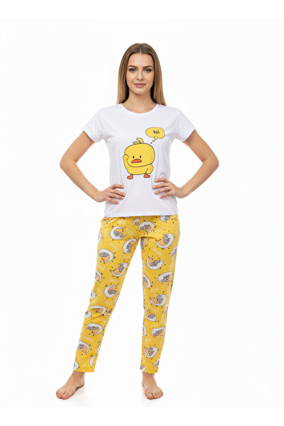 HOFY 8032 Desenli Pijama Takımı