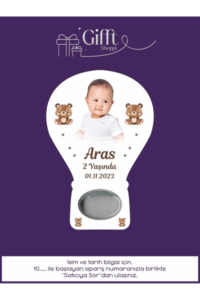 giftshoppi 10 Adet Açacak Magnet Mıknatıslı Hediyelik - Sünnet, Nişan, Söz, D...