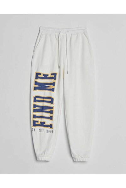 Flaubert Pantaloni de trening btr cu imprimeu pentru femei, din țesătură de c...