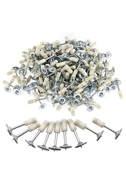 Dollcini Σετ 50 κλιπ με γάντζο, Dollcini, 7,3 mm, Λευκό/Ασημί