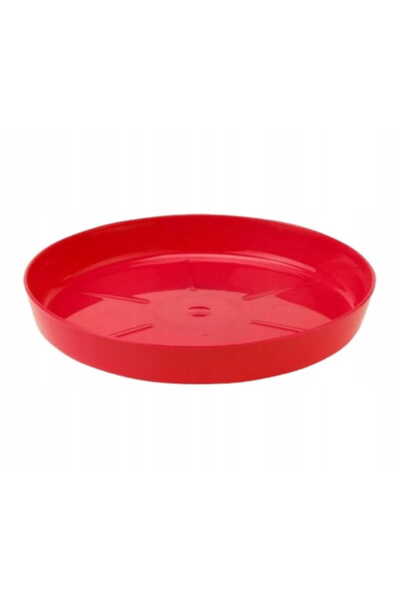 Other Farfurie decorativă din plastic pentru ghiveci roșu 126x18cm