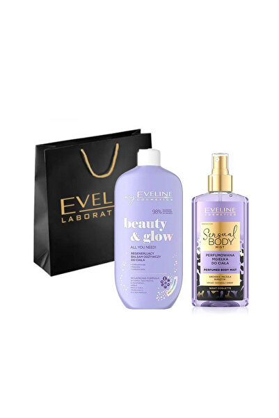 Eveline Cosmetics Σετ δώρου Night Coquette Sensual Body Spray, 150ml + Ενυδατικό βάλσαμο σώματος, 350ml